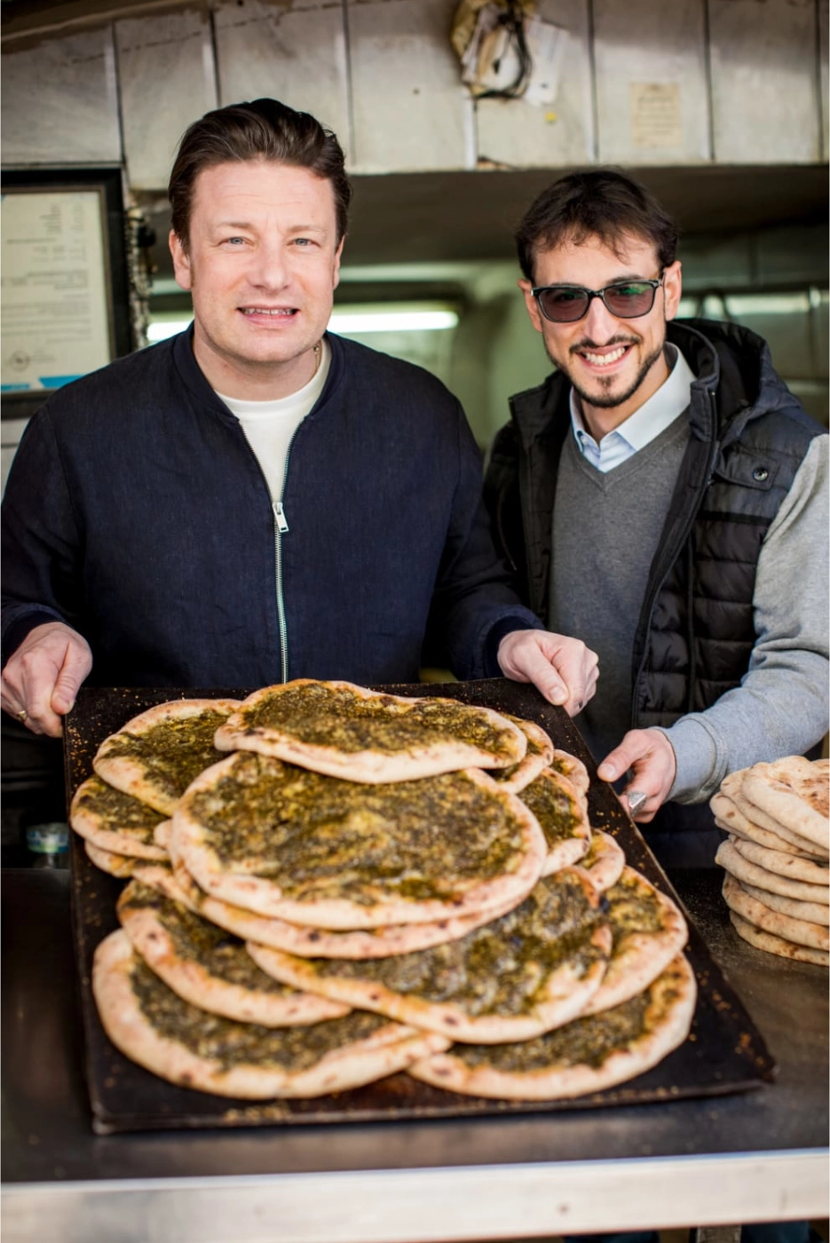 Izzeldin and Jamie Oliver